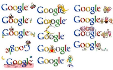 This logo is also used in a. Those Special Google Logos, Sliced & Diced, Over The Years ...