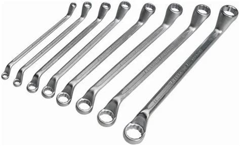 Chrome Vanadium Steel Elora Double End Ring Spanner Set Packaging Box