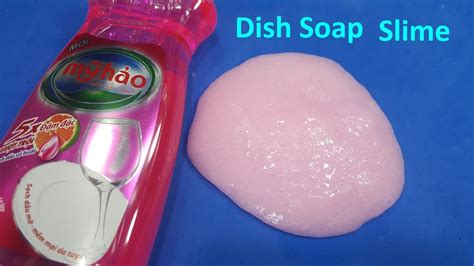 How To Make Slime With Glue And Dish Soap Diy Slime Youtube