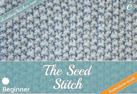 Seed Stitch Eknitting