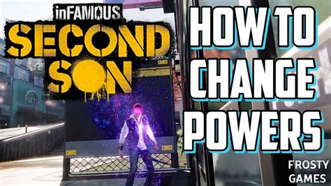 Infamous Second Son How To Change Powers Youtube