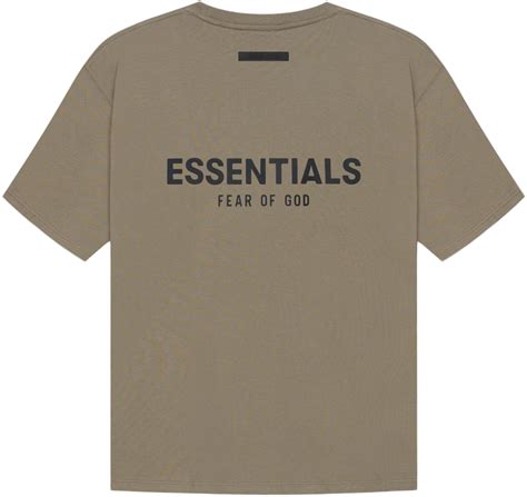 Fear Of God Essentials T Shirt Taupe Ss21