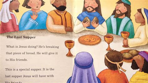 Childrens Daily Bible Story The Last Supper Easter Story For