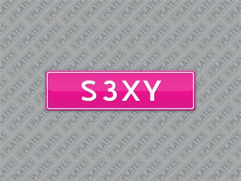 S3xy Sexy Number Plates For Sale Vic Mrplates