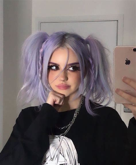 Pin By M I R I A M On Hairinspo Light Purple Hair Hair Inspiration Color Dyed Hair Inspiration