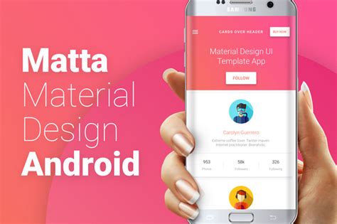 9 Best Android Material Design App Templates Csform
