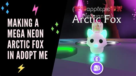 Making A Mega Neon Arctic Fox In Adopt Me On Roblox Youtube