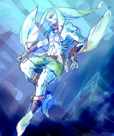 Link Zora By Shutwig On Deviantart Legend Of Zelda Characters Legend