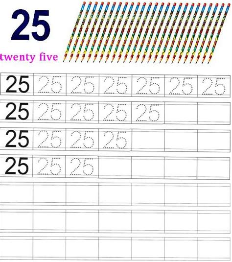 Jual Worksheet Color By Numbers 25 Lembar Mewarnai Sesuai Angka Buku