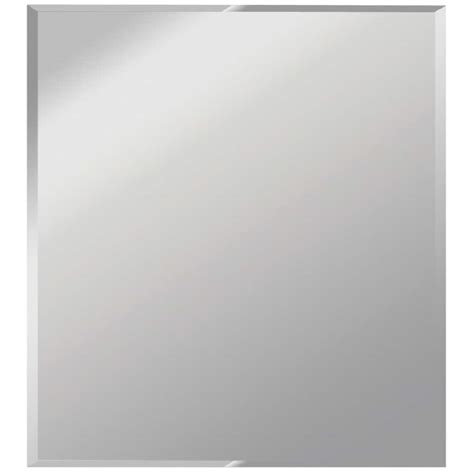 Shop Dreamwalls 30 In X 30 In Silver Beveled Square Frameless Traditional Wall Mirror At