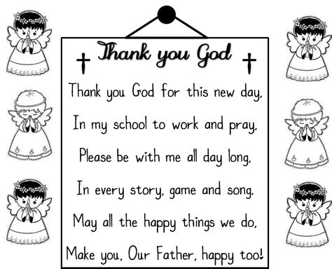 Enjoy Teaching English A School Prayer For Kids