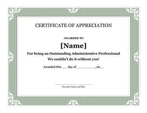 Certificate Of Appreciation Sample Certificate Of Appreciation Quotes