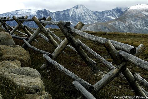 Rocky Mountain National Park Fence David Peterson Photography