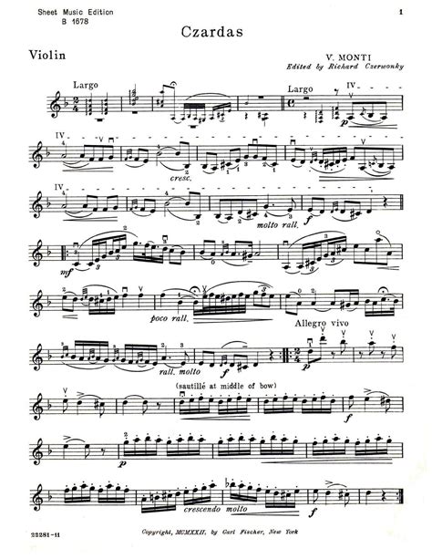 Find violin sheet music and solos from musicnotes. Czardas Violin Sheet Music | Free Sheet Music