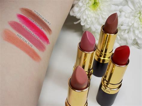 Revlon Super Lustrous Matte Is Everything Lipstick Swatches And Revoew