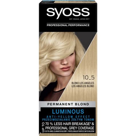 Syoss Classic Farba 10 5 Blond Los Angeles Do Włosów Trwale