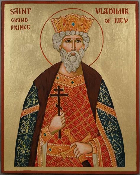 Saint Vladimir Grand Prince Of Kiev Orthodox Icon Blessedmart