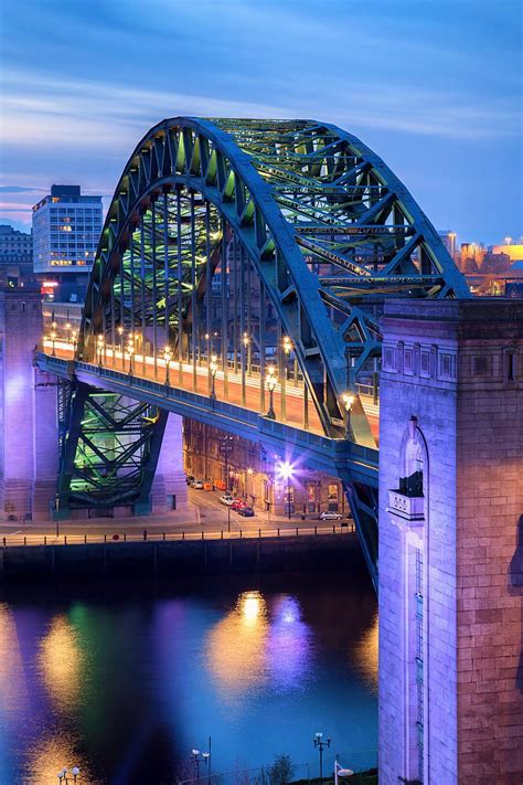 The Tyne Bridge Captured From The Gateshead Hilton Hotel Newcastle