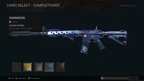 How To Unlock Gold Platinum Damascus And Obsidian Camos In Call Of