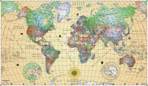 Mapa Mundi Histórico E Geográfico Dibujos Mapamundi Ilustraciones