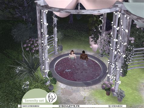 Serenity Hot Tub Set 2021 The Sims 4 Build Buy Curseforge