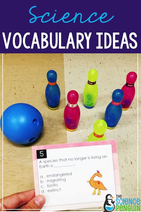 Science Vocabulary Ideas Bowling Review Game — The Science Penguin