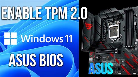 Windows 11 How To Enable Tpm 20 In Bios Asus Motherboard 2022 Images And Photos Finder