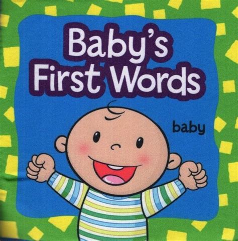 Babys First Words Cloth Book