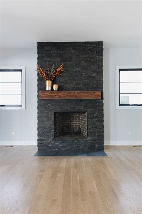 Fireplace redo fireplace remodel fireplace design small fireplace fireplace stone country fireplace rustic fireplace decor fireplace fireplace facing fireplace surrounds fireplace stone fireplace ideas black crown moldings diy crown molding natural stone fireplaces rock. Dark stone fireplace Flanked by black windows, this dark ...
