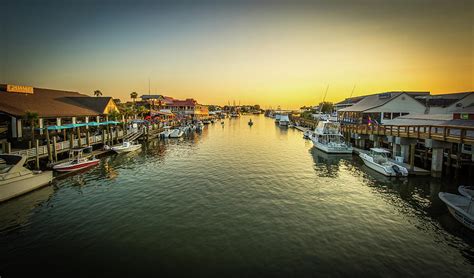 Golden Hour On Shem Creek Photograph By Donnie Whitaker Fine Art America