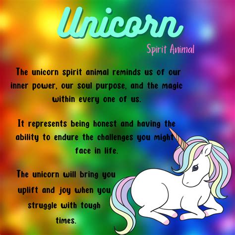 Unicorn Spirit Animal Meaning Spirit Animals