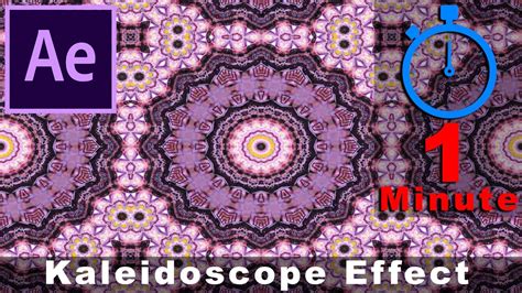 How to create Kaleidoscope Effect in 1 minute - After Effects Tutorial