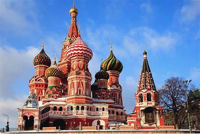 Moscow Wallpapers Russian Russia Cathedral Colorful