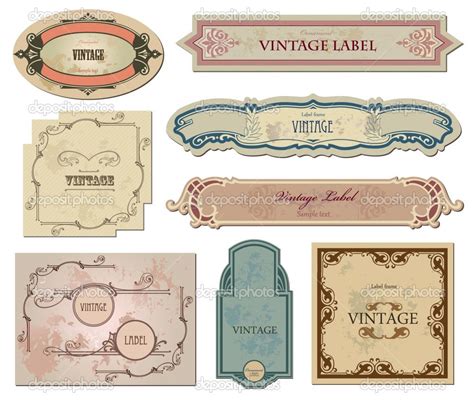 Vintage labels templates (these upper tree are awesome for. Pin on Home Brew