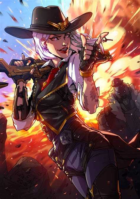 Ashe By Kate Fox On Deviantart Ashe Overwatch Overwatch Wallpapers