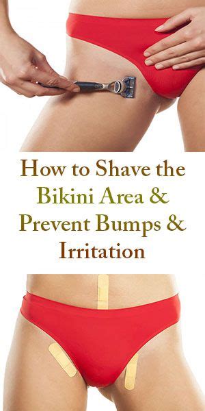 How To Shave The Bikini Area And Prevent Bumps And Irritation Beauty Shaving Bikini Area Bikini