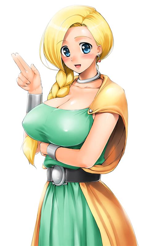 Shinozuka Jouji Bianca Dq5 Dragon Quest Dragon Quest V 1girl Blonde Hair Blue Eyes