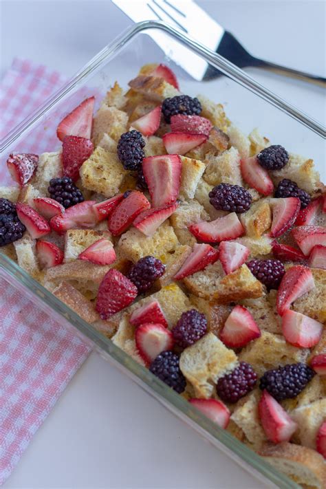Lightened Up Berry French Toast Casserole The Healthy Toast