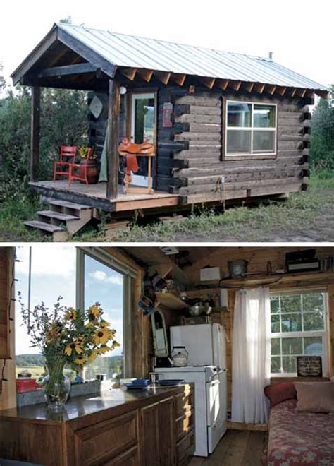 Tiny Log Cabin Tiny House Pins