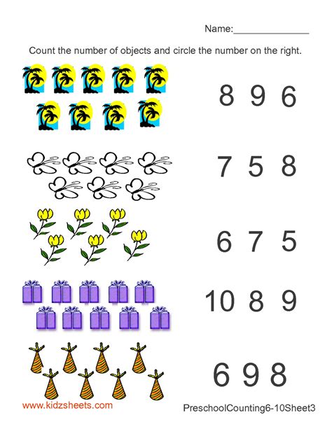 Numbers Preschool Math Activities Preschool Preschool