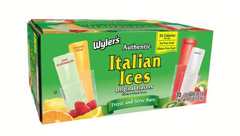 Pk Wyler S Authentic Italian Ice Fat Free Freezer Bars Original My