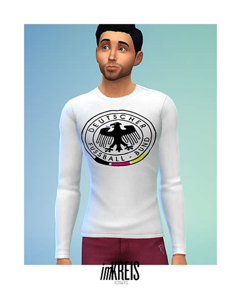 German Football Association Shirt Sims 4 Male Clothes