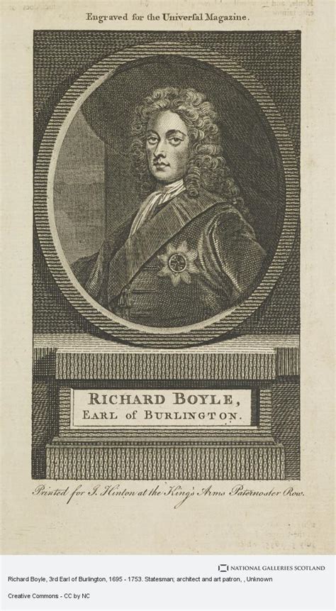 Richard Boyle 3rd Earl Of Burlington 1695 1753 Statesman