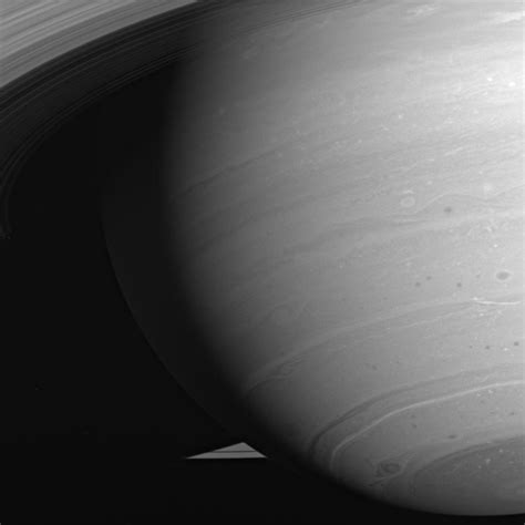 Apod 2005 October 10 The Swirling Storms Of Saturn
