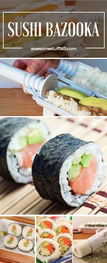 Sushi Bazooka Roller Homemade Sushi Sushi Recipes Sushi