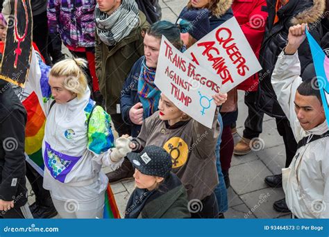 Young Protesters Holding Signs Editorial Stock Photo Image Of People