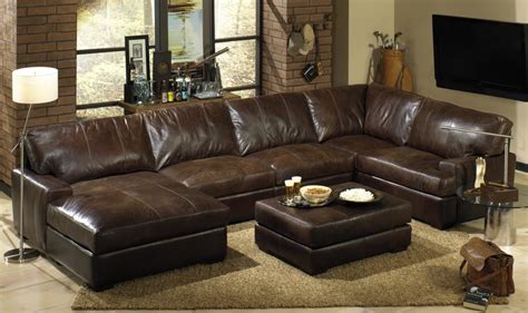 Top 10 Of U Shaped Leather Sectional Sofas