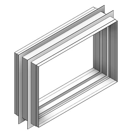 Fire Damper Curtain Type Wall Mounted Duct To Duct Bim Mep Aus