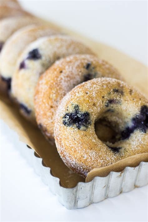 Baked Buttermilk Blueberry Donuts The Beach House Kitchen