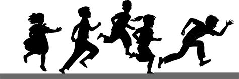 Clipart Of Children Running Free Images At Vector Clip